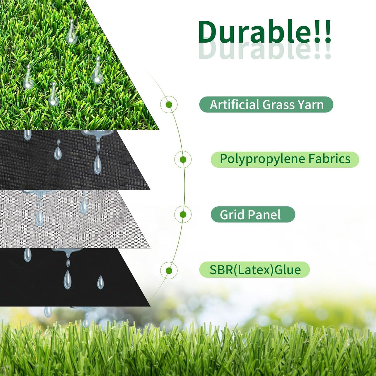 SunVilla SV7'X13' indoor-outdoor turf setup demonstrates easy placement and seamless transitions.