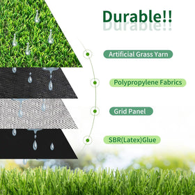 SunVilla SV7'X13' indoor-outdoor turf setup demonstrates easy placement and seamless transitions.