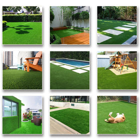 SunVilla SV7'X13' year-round green for patios and play areas.