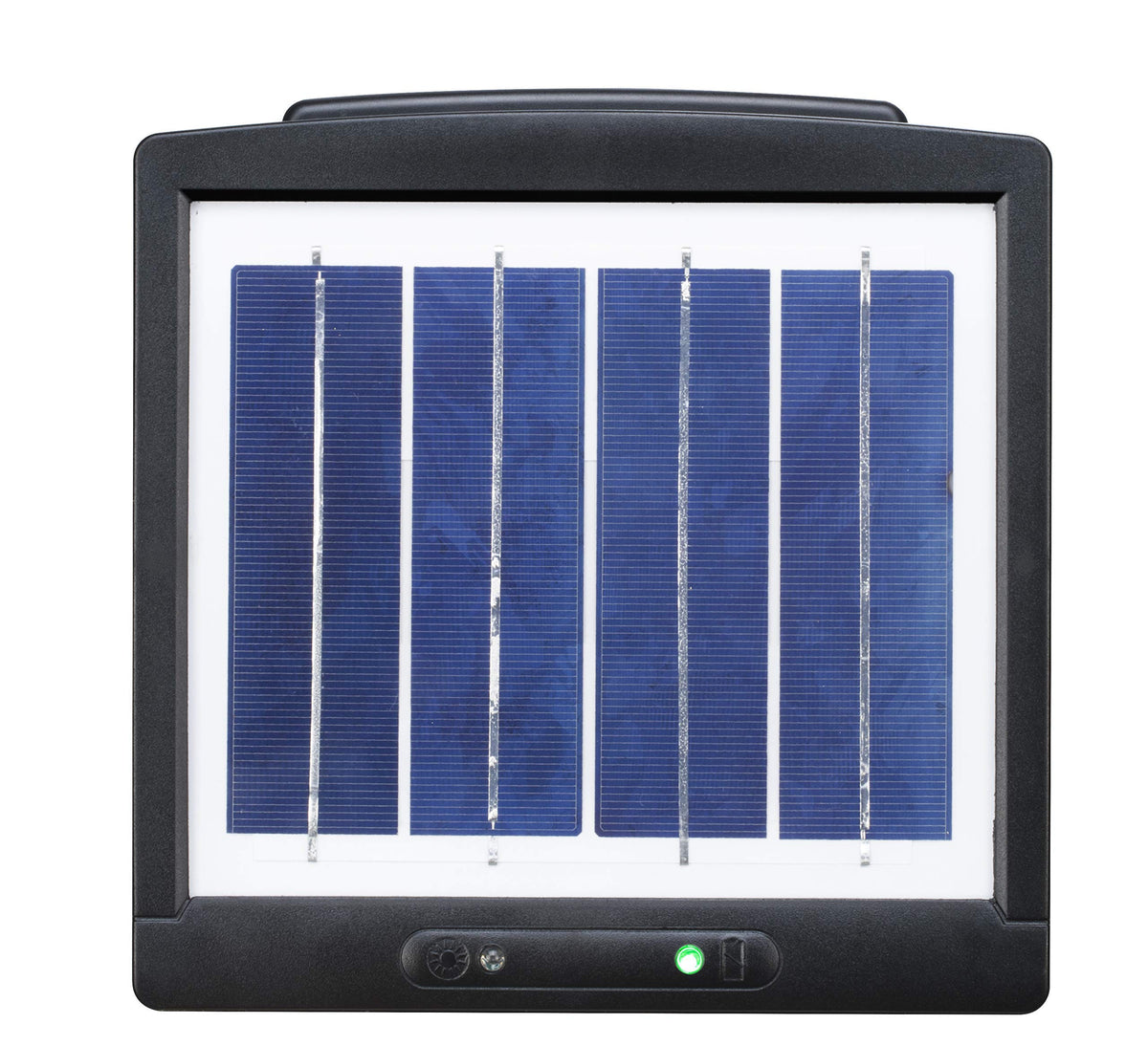 Sunway Solar 2W panel powers charging outdoors under sunlight.