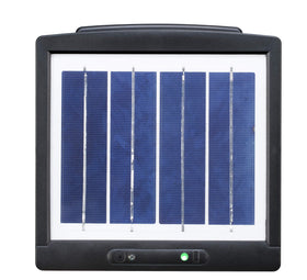 Sunway Solar 2W panel powers charging outdoors under sunlight.