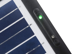 Sunway Solar compatible with 9V batteries for select devices.
