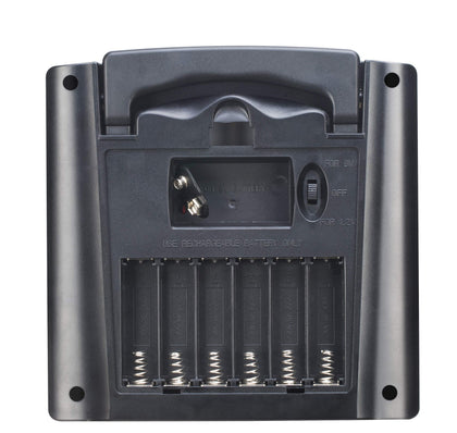 Sunway Solar battery charger front view for portable AA/AAA charging.