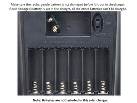 Sunway Solar built-in diode prevents reverse charging for safety.