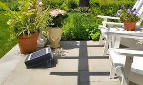Sunway Solar splash-proof design suitable for balcony or garden use.
