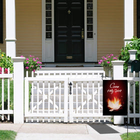 Sunwer linen flag suitable for patio and garden outdoor decor.