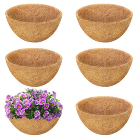 Sunwinx 12-inch round coconut liner fits planters and baskets for better airflow.