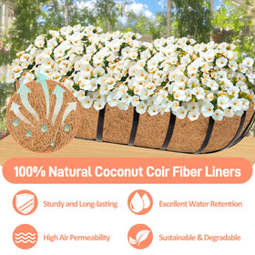 Sunwinx coconut liner shows breathable structure for healthy root airflow