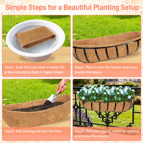 Sunwinx liner demonstrates moisture retention to keep soil hydrated