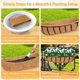 Sunwinx 4-pack planter liners provide a ready-made fit for versatile setups.