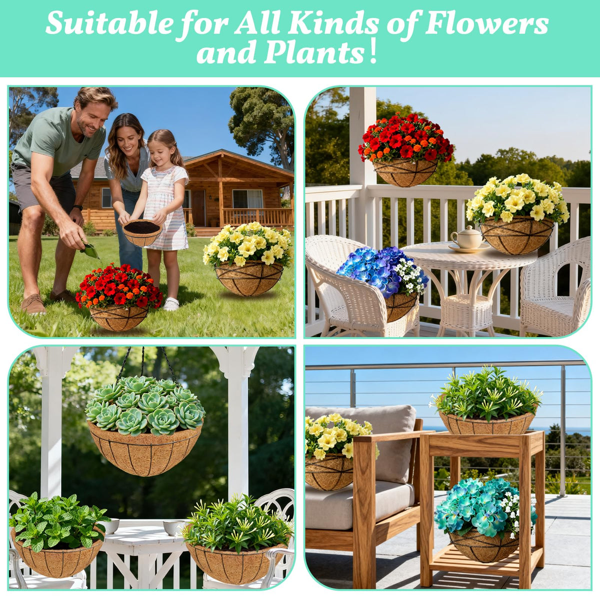Sunwinx indoor-outdoor liner suited for decks, balconies, and window boxes.
