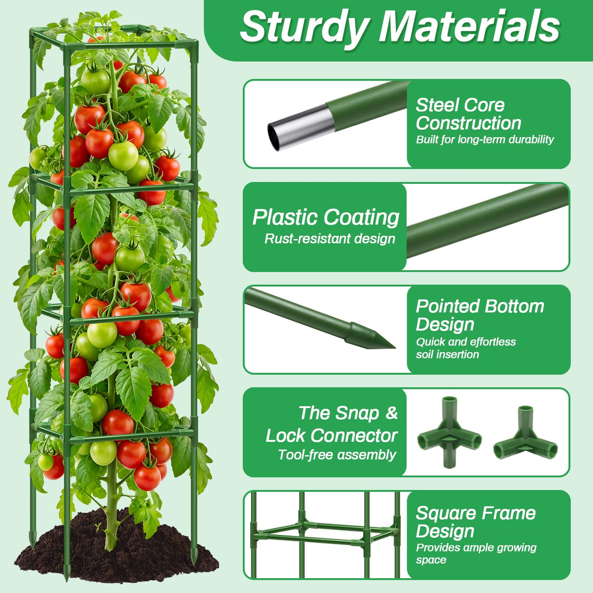Sunwinx plant zip ties secure vines without sagging.