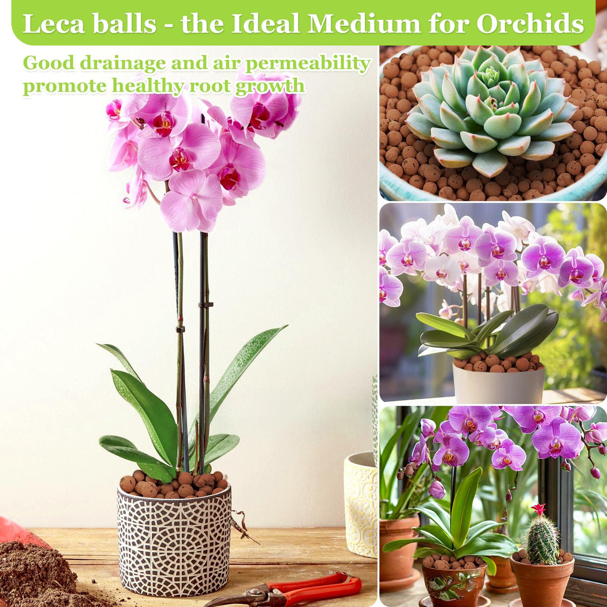 Sunwinx reusable leca pebbles are easy to clean and reuse.