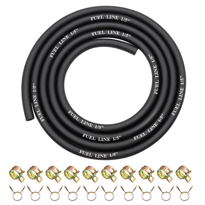 Sunxeke fuel line coiled for easy storage and flexible installation.