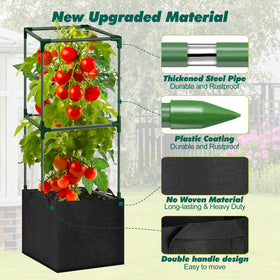 SUNXIZ 3-pack trellis kit provides vertical plant support.