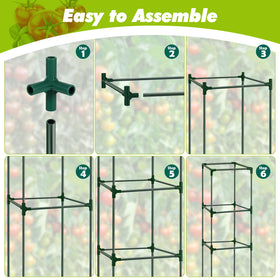 SUNXIZ grow bag handles enable easy repositioning of pots.