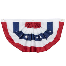 SUNYAO bunting with embroidered stars delivers crisp patriotic detail.