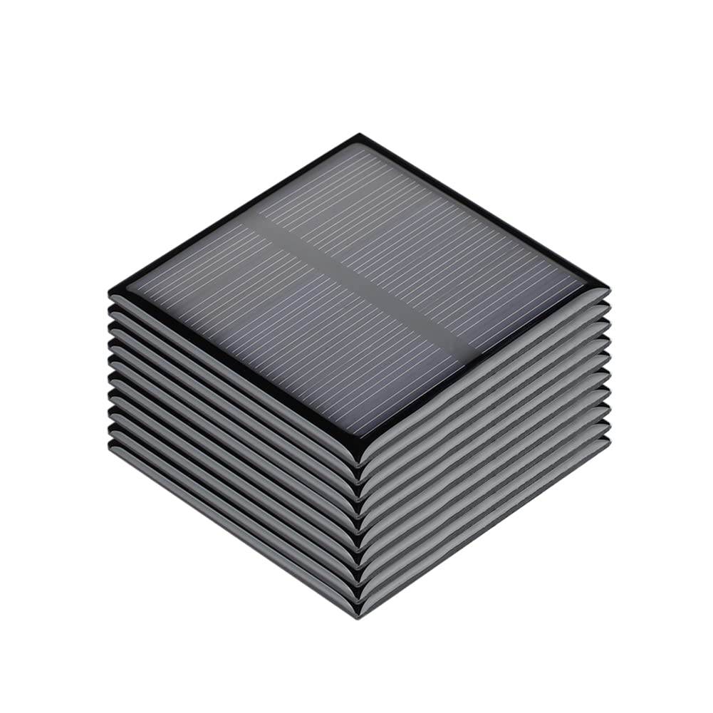 SUNYIMA 10-pack mini solar panels front view for compact DIY power