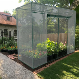 SUNYRISY crop cage in garden use protects crops from wildlife