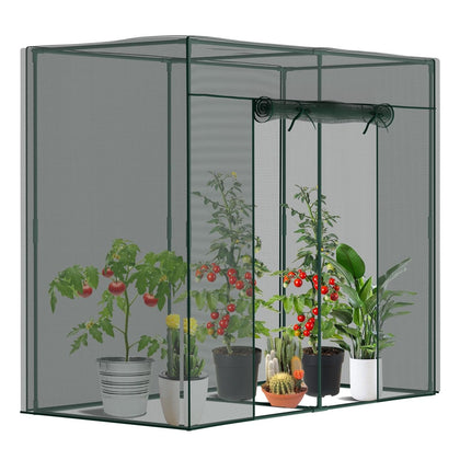 SUNYRISY crop cage side view shows spacious interior and sturdy frame