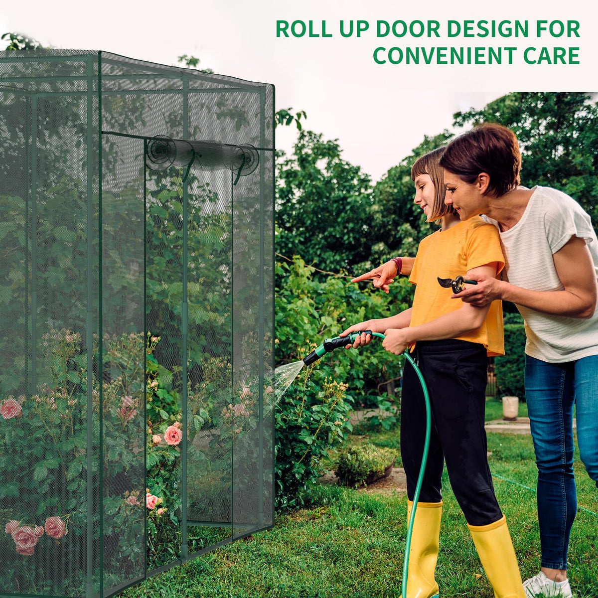 SUNYRISY crop cage top detail highlights rust-resistant frame