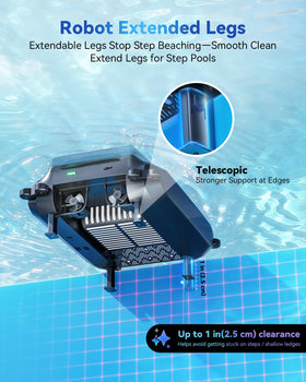 Hands-free operation saves time during pool maintenance.