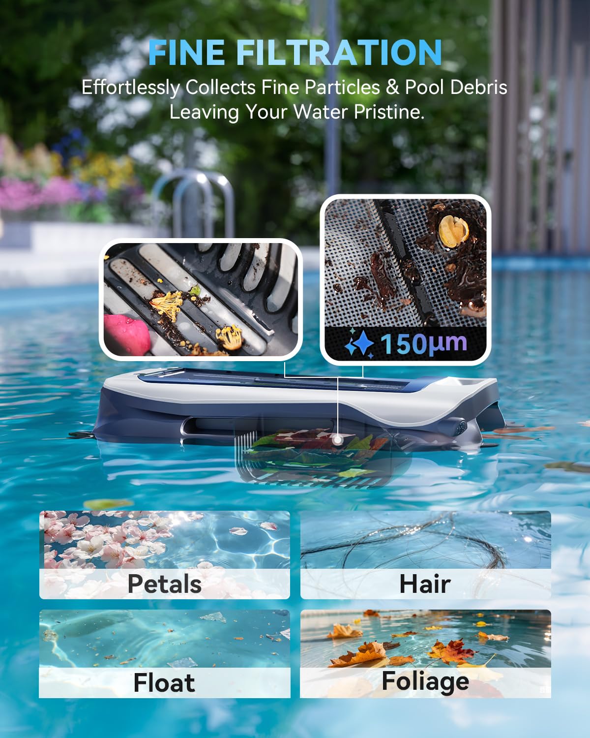 Ultrasonic navigation helps Supclean avoid obstacles for smooth cleaning.