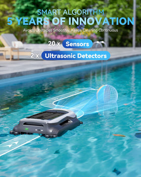 Durable, UV-resistant materials resist sun and pool chemicals.