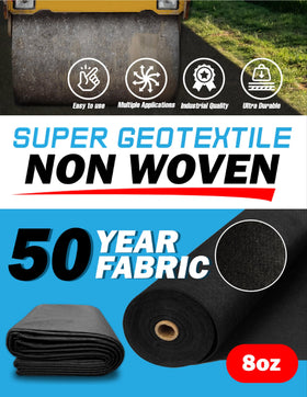 Super Geotextile 8 oz acts as riprap filter fabric.