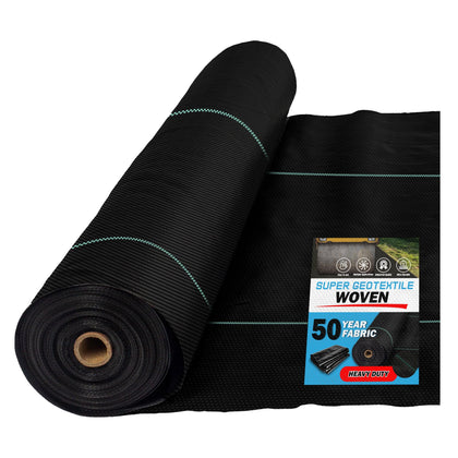 Super Geotextile woven fabric stabilizes driveways under heavy loads