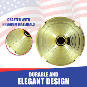 Super Tough floor stand base fillable design enables customized weight for stability.