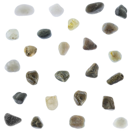 Super Z Outlet tiny fairy garden pebbles for crafts and coastal decor.
