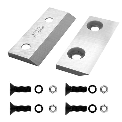 Superbobi 742-0544 blade pack — front view; compatible with Troy-Bilt and Craftsman shredders.
