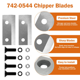Superbobi 742-0544 blade pack — side view; durable steel edge for lasting performance.