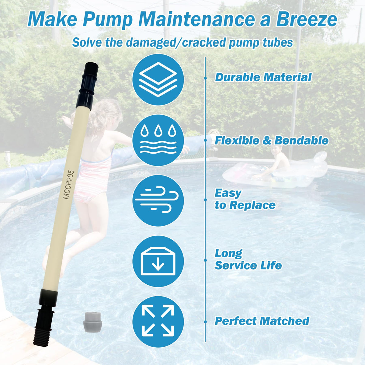 Durable Santoprene pump tubes for reliable replacements by Superbobi.
