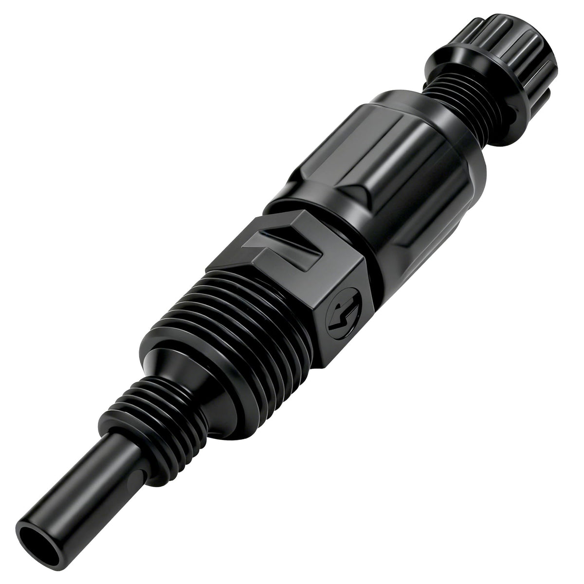 Superbobi UCDBINJ check valve close-up on inlet and outlet ports for better flow control