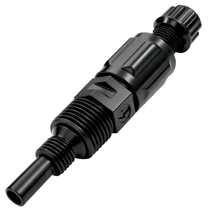 Superbobi UCDBINJ check valve close-up on inlet and outlet ports for better flow control
