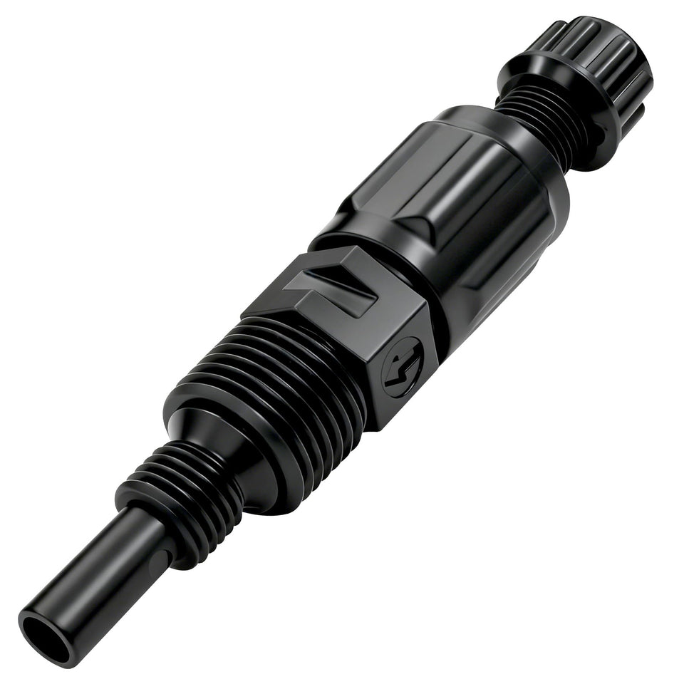 Superbobi UCDBINJ check valve close-up on inlet and outlet ports for better flow control