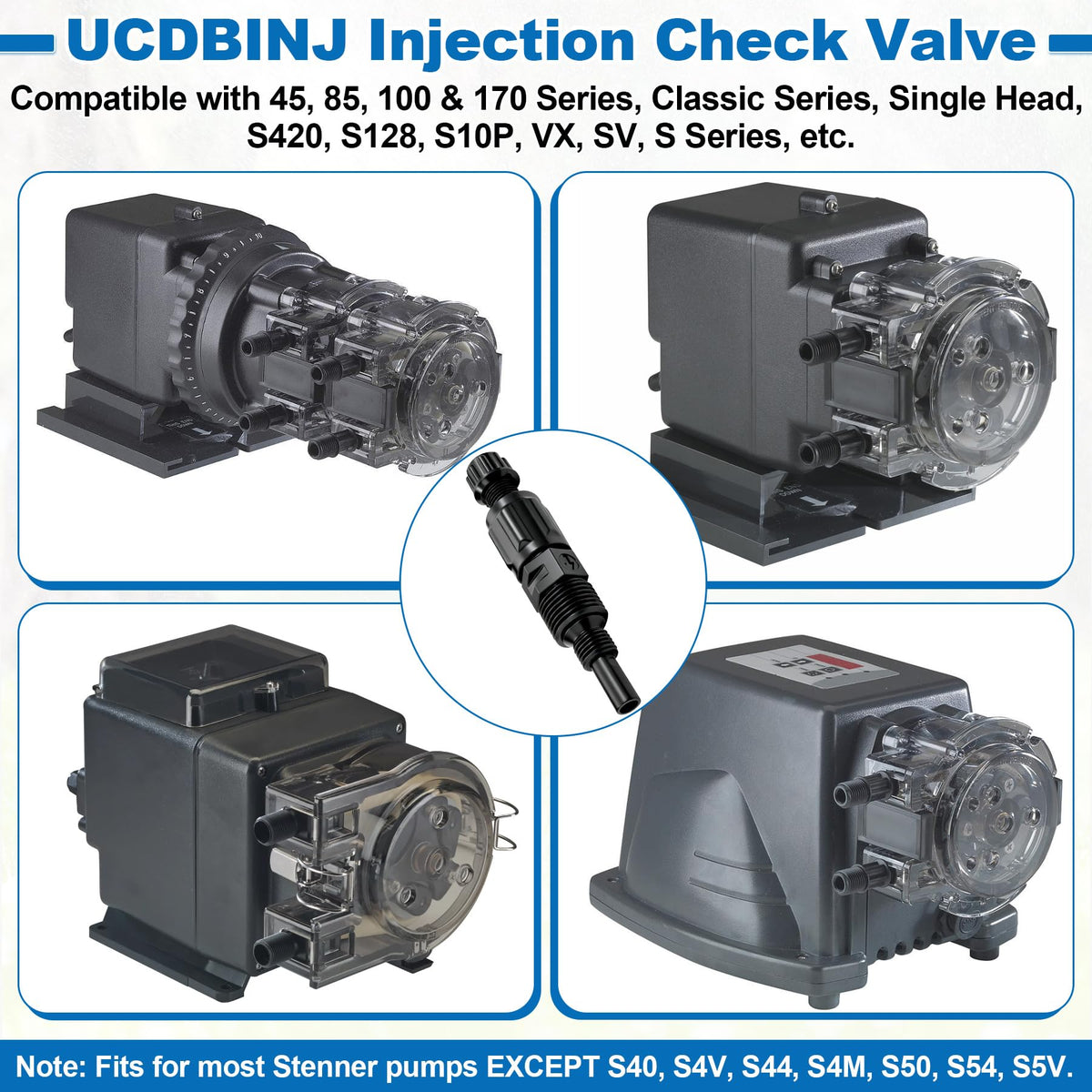 Robust seal design of the UCDBINJ valve preventing leaks