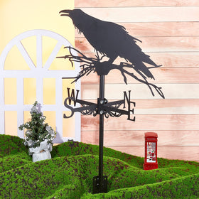 SUPERDANT crow weather vane for roof mount complements porches and cupolas.
