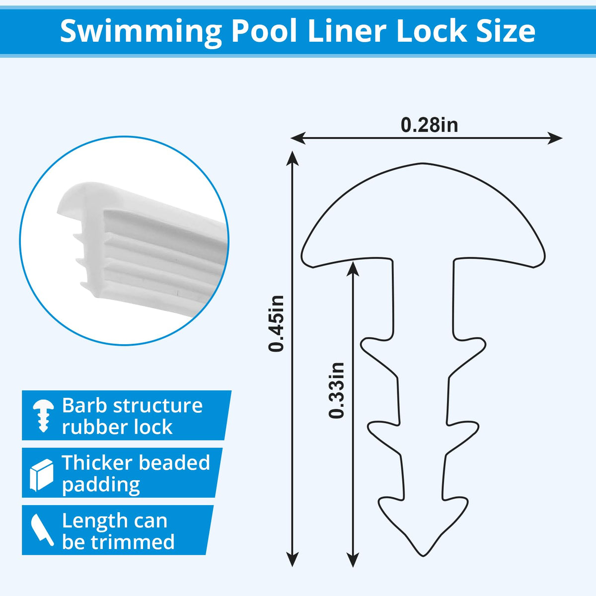 Hands demonstrate easy install of SuperDi SuperLin liner lock