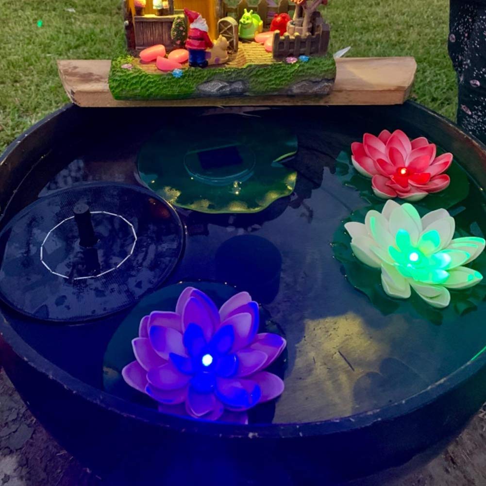 Ideal for seasonal pond decor, adding motion and charm without extra wiring.
