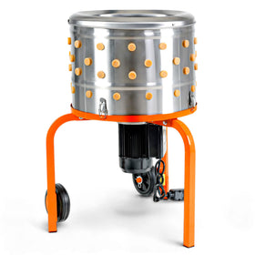 SuperHandy chicken plucker overview with 1HP motor for fast processing