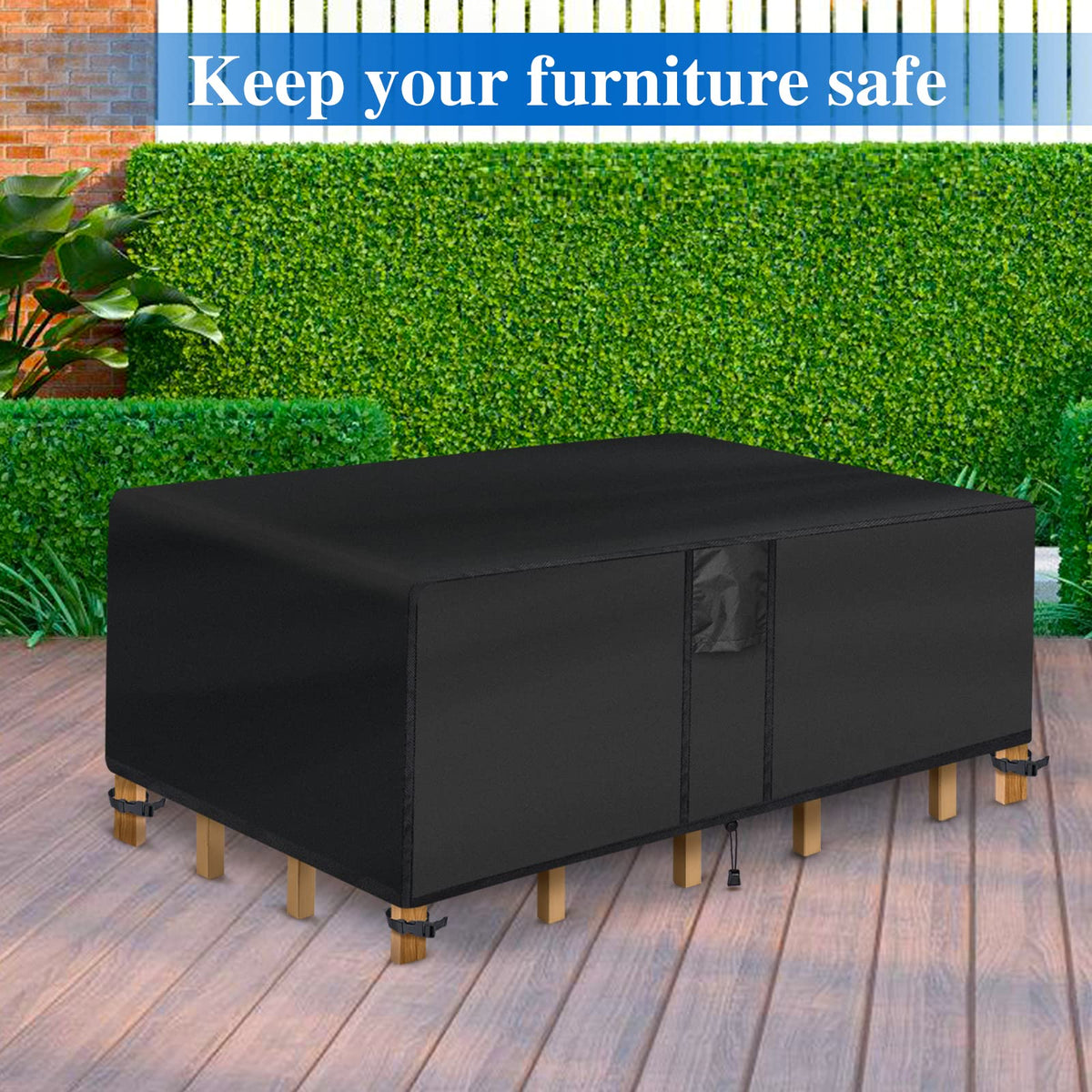 SUPERHOLD cover easy to wipe clean and maintain protection year-round
