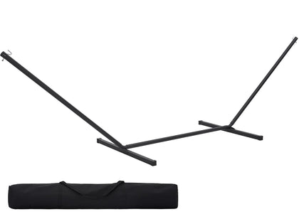 SUPERJARE 12ft hammock stand heavy-duty frame supports two people securely.
