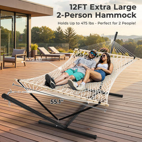 SUPERJARE anti-tip safety ropes enhance security during relaxing afternoons.