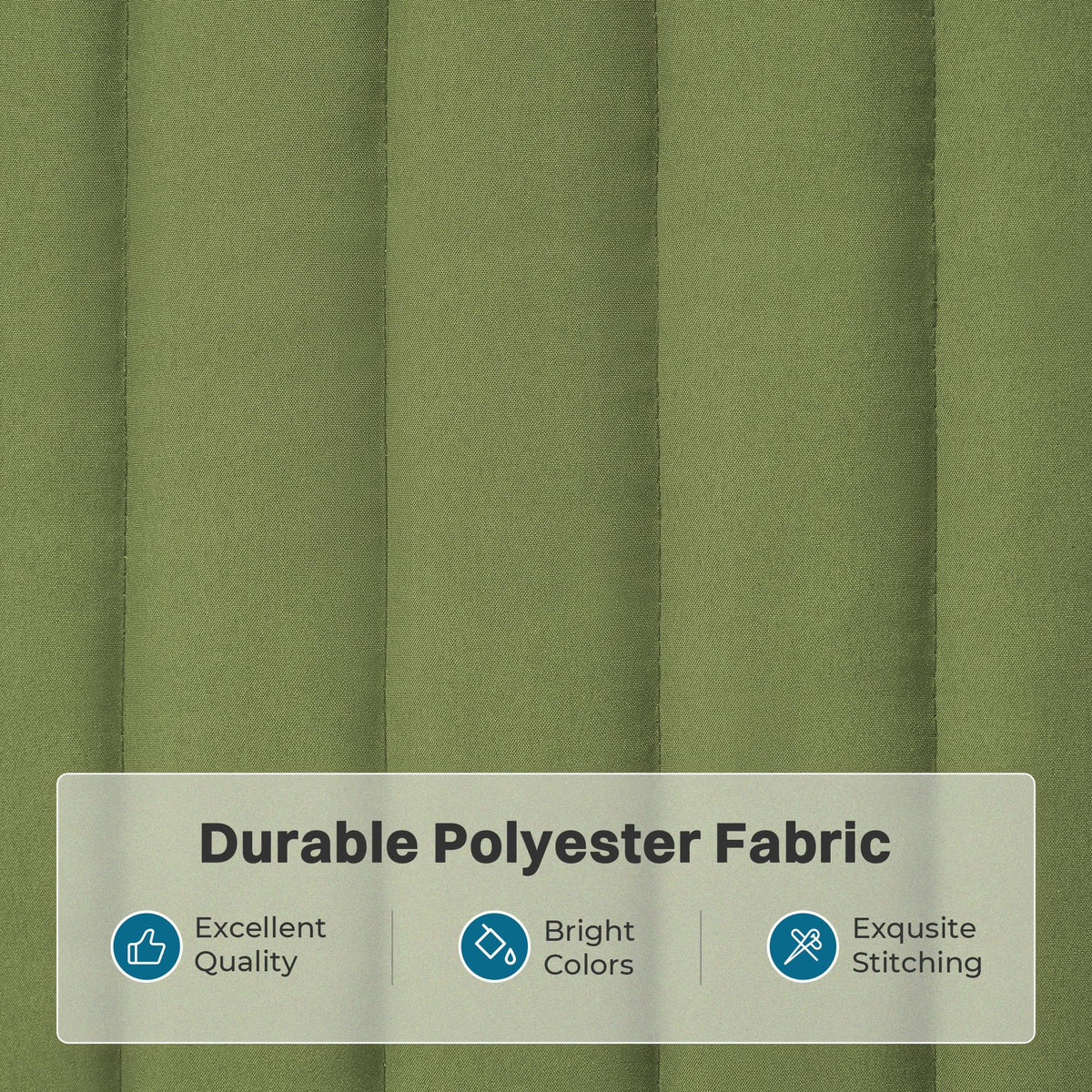 SUPERJARE bright stripe design adds a lively vibe outdoors.