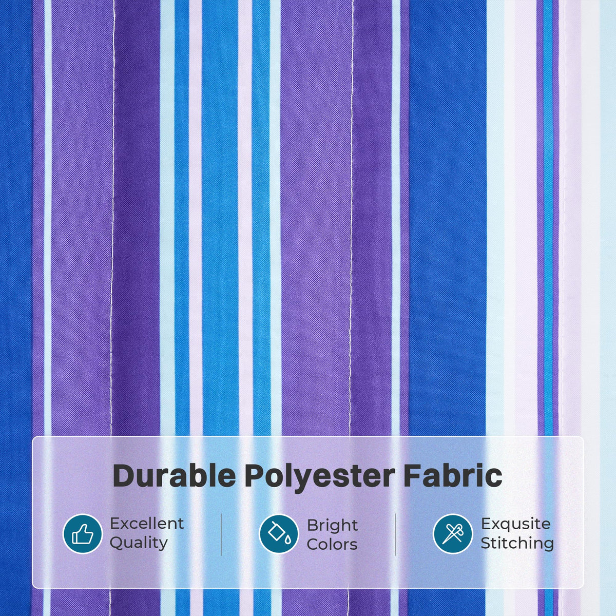 SUPERJARE deep ocean stripe adds vibrant color to space
