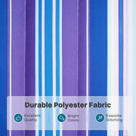 SUPERJARE deep ocean stripe adds vibrant color to space