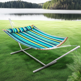 Detachable pillow for SUPERJARE hammock enhances neck comfort
